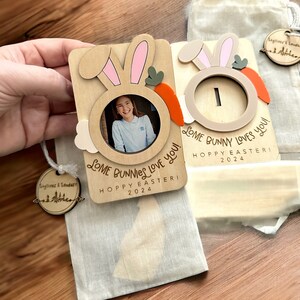 Easter Photo Frame | Easter Gift | Wallet Size Photo Frame | Some Bunny Loves You | Gift | Some Bunny Gift | Easter Photo Magnet