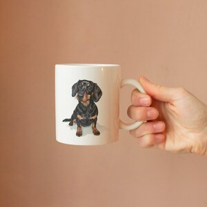 Pet Mug, Dog Mug, Gift Idea For Dog Lovers, Pet Memorial, Sausage Dog Mug