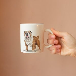 Pet Mug, Dog Mug, Gift Idea For Dog Lovers, Pet Memorial, Bulldog Mug
