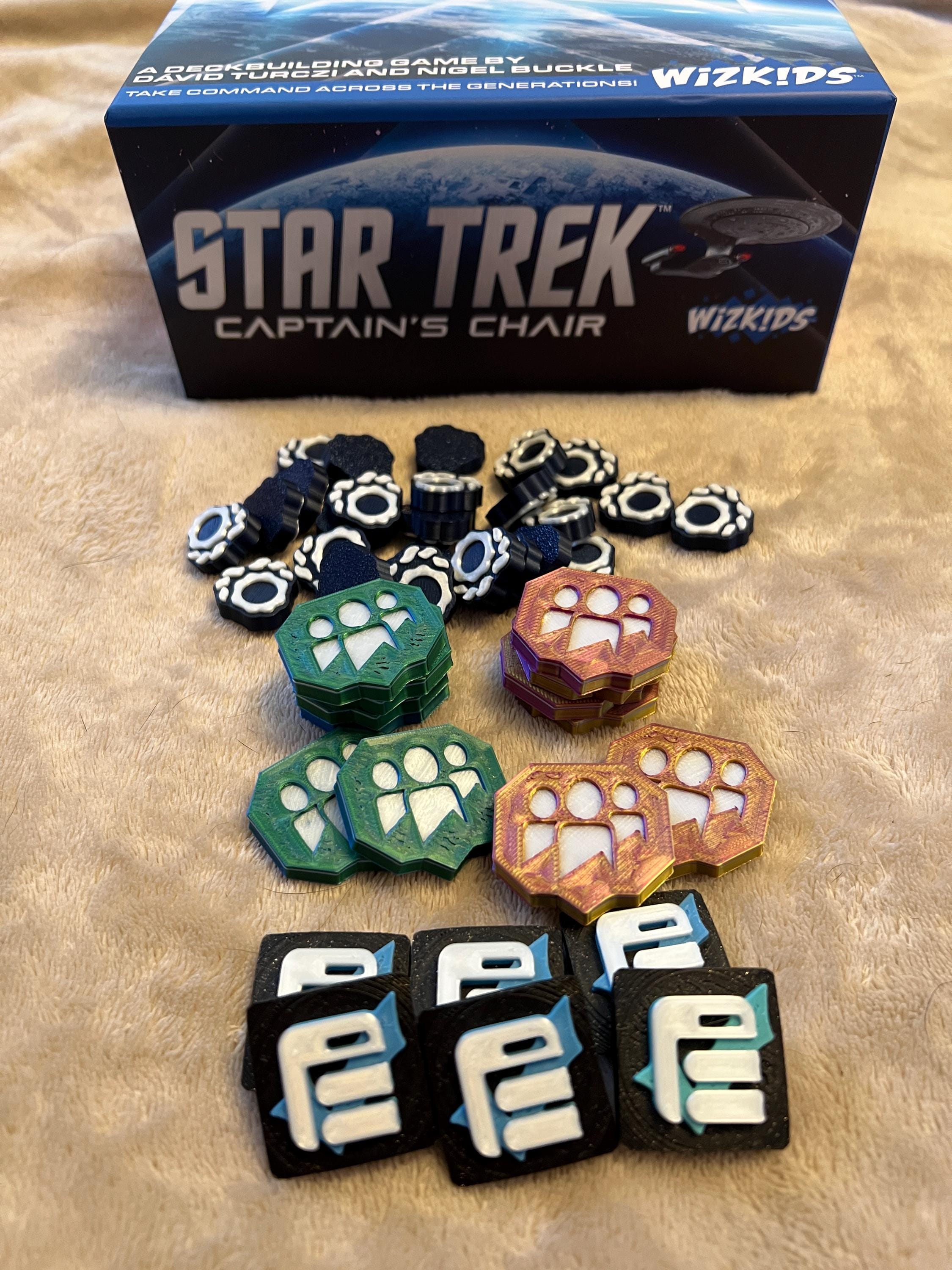 Star Trek: Captain's Chair [set of 69 Token Upgrades] - Etsy