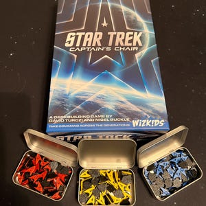 Star Trek: Fichas de AGOTAMIENTO de la silla del capitán [juego de 12]