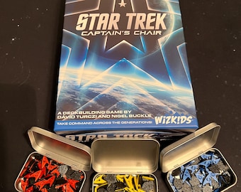 Star Trek: Fichas de AGOTAMIENTO del sillón del capitán [juego de 12]