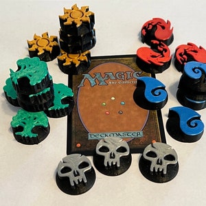 Magic the Gathering Tokens de Mana Ponderados [conjunto de 5]