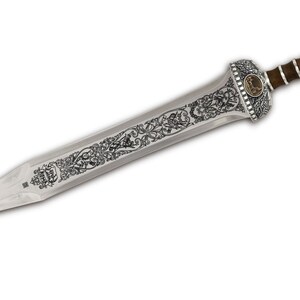 Silver Roman Gladius Sword by Marto - Toledo