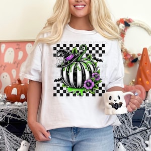 Der Saft ist lose, Halloween-Kürbis, kariertes Muster Kürbis Png, Trending Shirts Design Png Download, Sublimation Digital Png Design