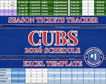 Calendario de los Cubs / Rastreador de boletos de temporada