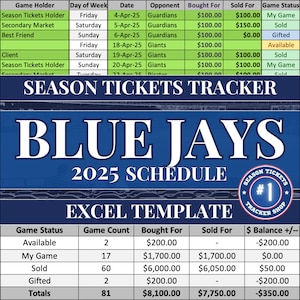 Bluehäher Spielplan | Saisonkarten-Tracker