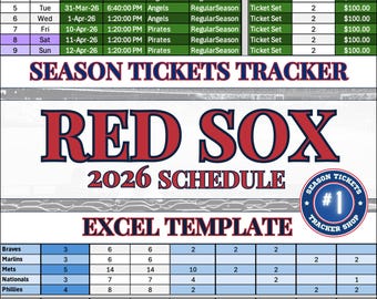 Calendario de los Red Sox / Seguimiento de abonos de temporada