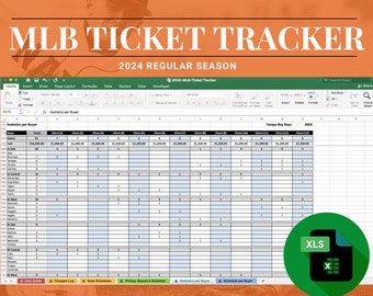 MLB Season Tickets Tracker - 2024 Home Game Regular Season Schedules
