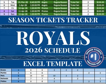 Calendario de los Royals / Seguimiento de abonos de temporada