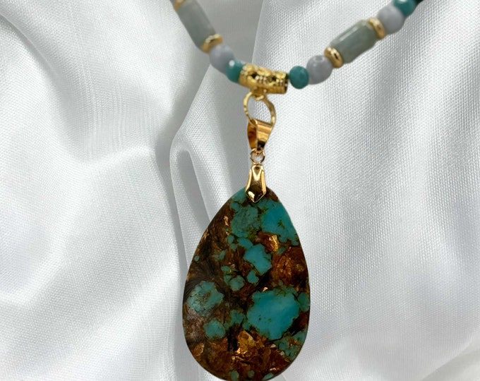 Turquoise Tapestry Necklace