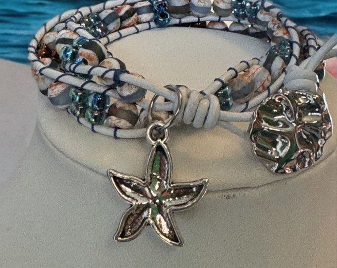 Seaside Serenity Wrap Bracelet