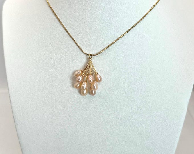 Natural Cultured Freshwater Pearls Cluster Beads