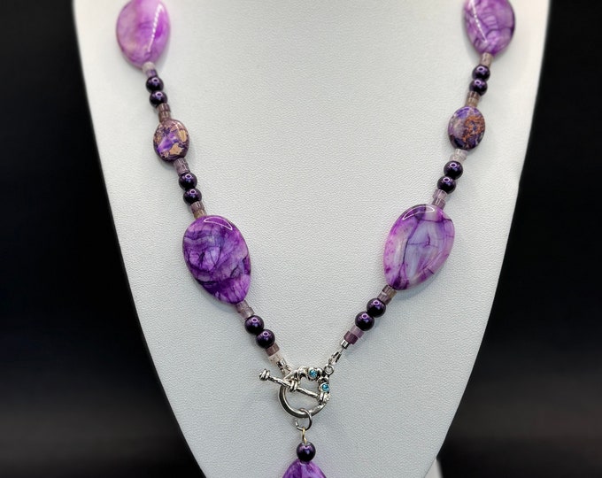 Lavender Lace Necklace
