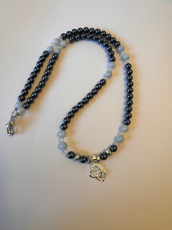 ★MIDNIGHT MOMENT.★ volume pearl necklace Designer fashion, Seoul-fully created | W Concept