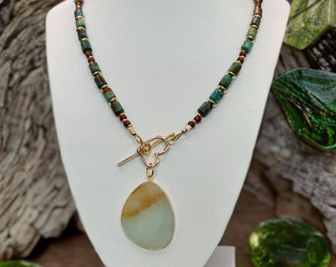 Turquoise Heart of the Ocean Necklace