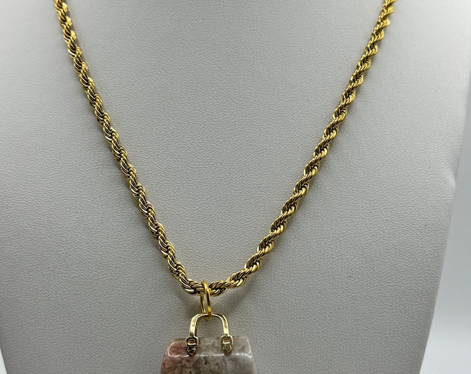 Natural Crazy Agate  Necklace