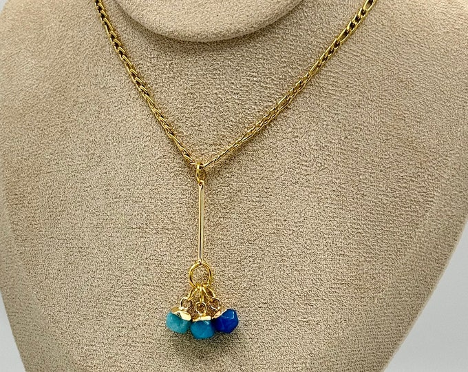 High Quality Raw Stone Pendant Necklace