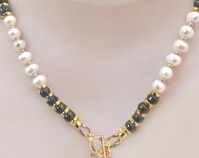 Stellar Seascape Pearl Necklace