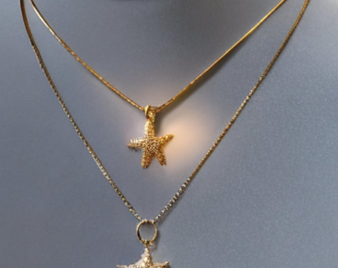 Starfish 24 K Gold Plated Necklace