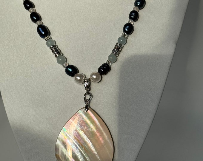 Lunar Reflection Pearl Necklace