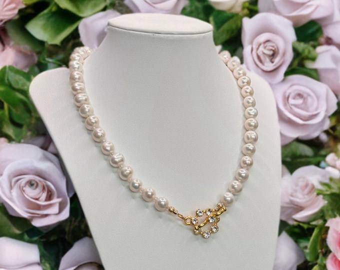 Enchanted Rose AAA Pearl Necklace