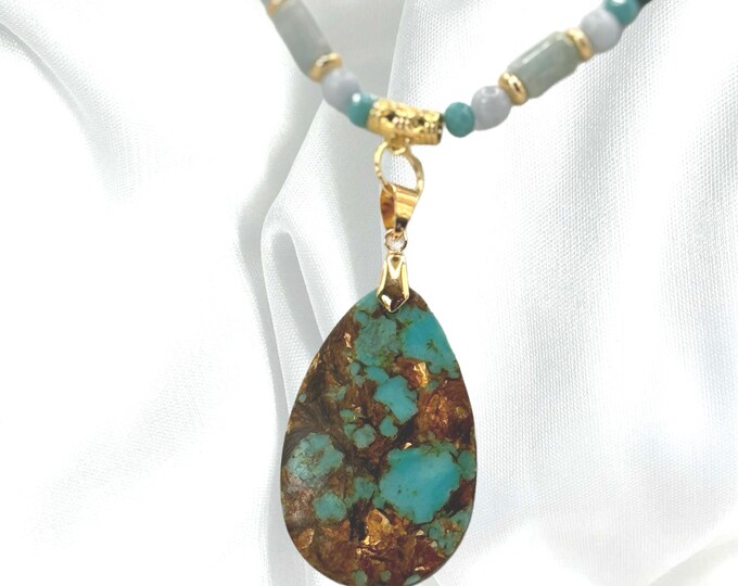 Turquoise Tapestry Necklace