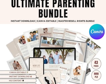 Parenting Bundle: Toddler Activities, Child Development Guides (PLR MRR)