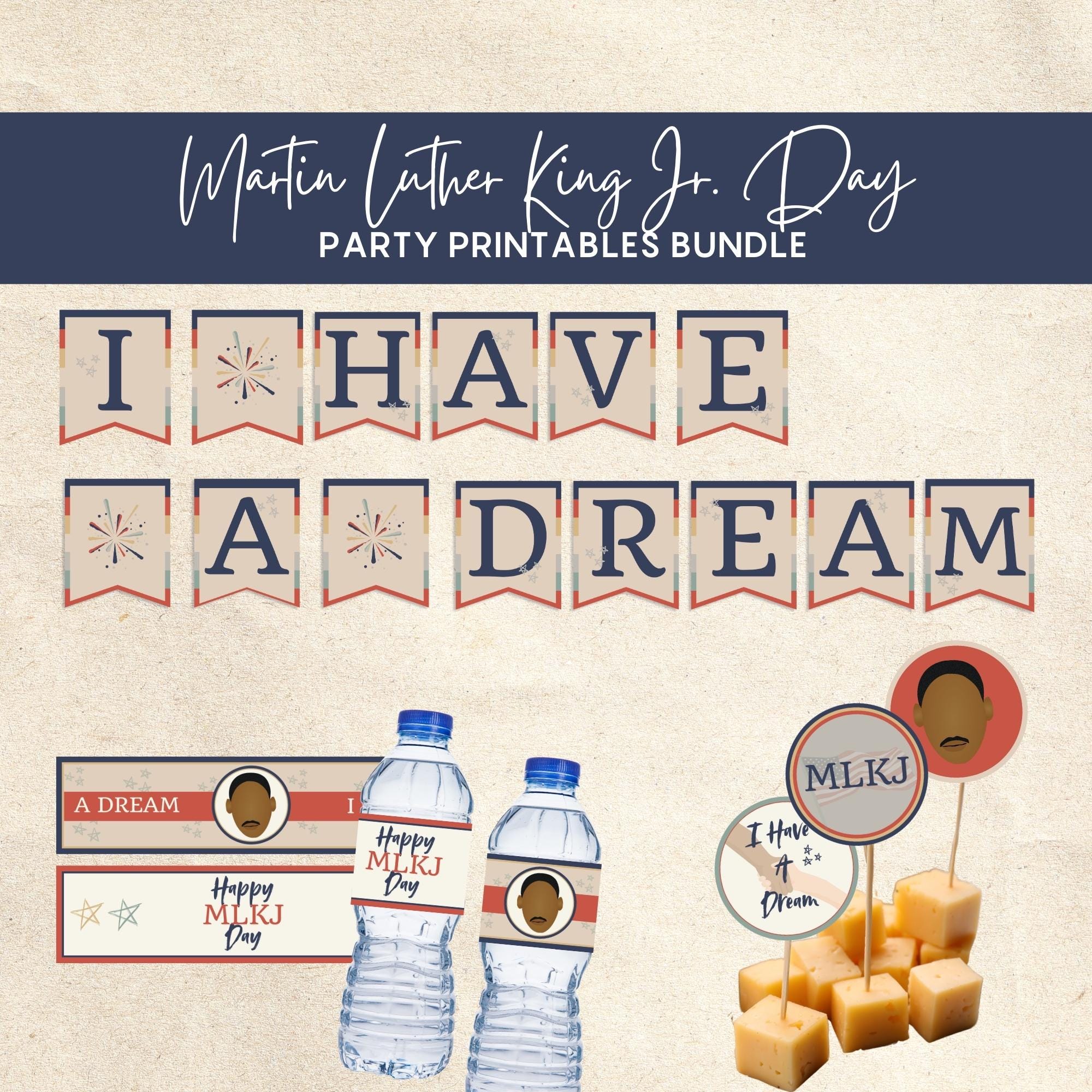 Martin Luther King Jr. Day Gartenflagge – „I Have A Dream“ Banner, 33x48 Cm, Doppelseitig Aus Leinen