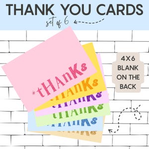 Thanks, Thank You Card, Printable Thank You, Card For Saying Thanks, Gratitude Card, Instant Download, Grateful card, Wedding Thank You Card