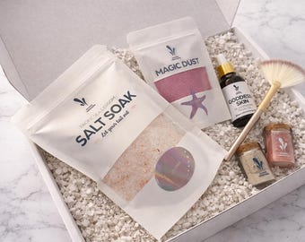 Morro Mermaids Spa Gift Set | Organic Salt Soak, Clay Mask, Goddess Oil