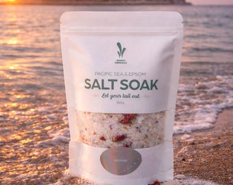 Jasmine Bath Salt – Pacific Sea, Epsom & Himalayan, 16oz