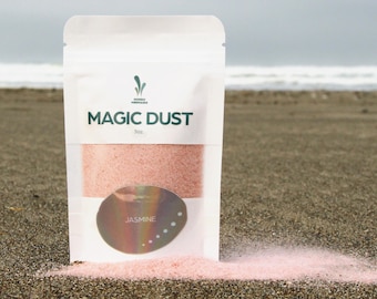Jasmine Magic Dust Bath Soak – Himalayan Pink Salt, Rose Clay (3 oz)