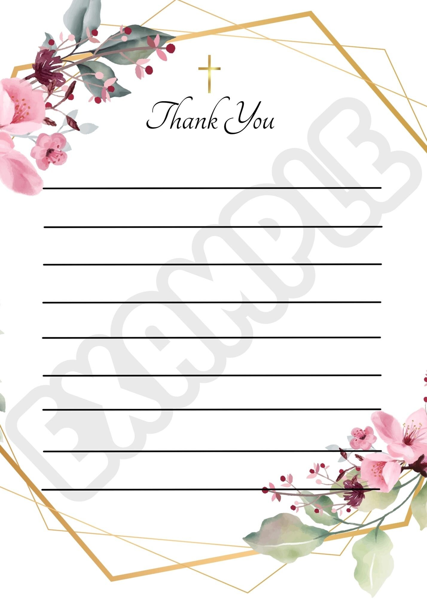 First Communion Invitation Canva Template Digital Download - Etsy