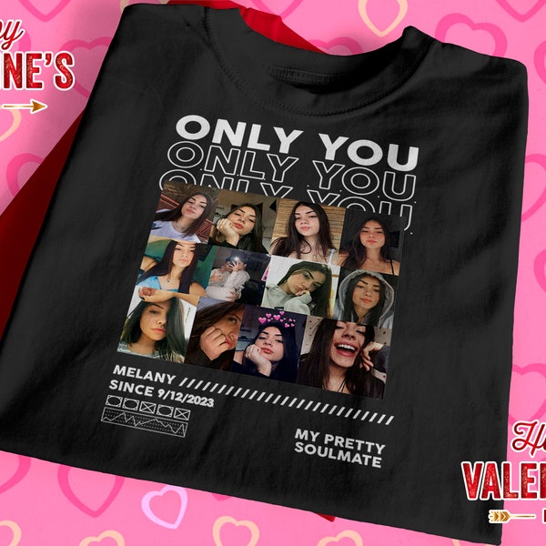 5 Diseños ONLY YOU DFT Spotify San Valentin Novios Playeras Tshirt