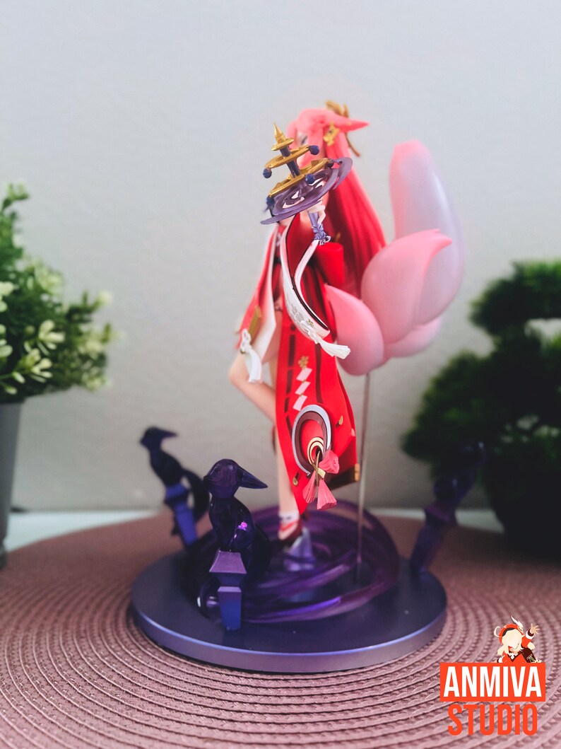 Yae Miko Figure Genshin Impact Genshin Figure Anime Figure Action ...