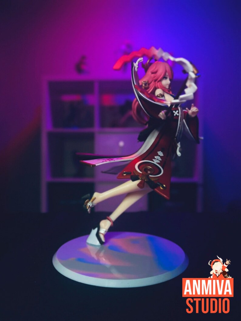 Yae Miko Figure Genshin Impact Genshin Figure Anime Figure Action ...