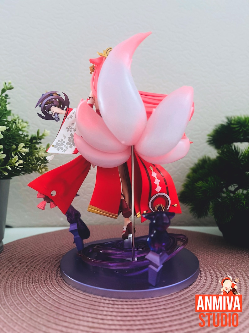 Yae Miko Figure Genshin Impact Genshin Figure Anime Figure Action Figure Figurines Figure