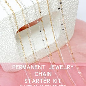 Permanent Jewelry Chain Starter Pack: 14k Gold Filled or Sterling Silver