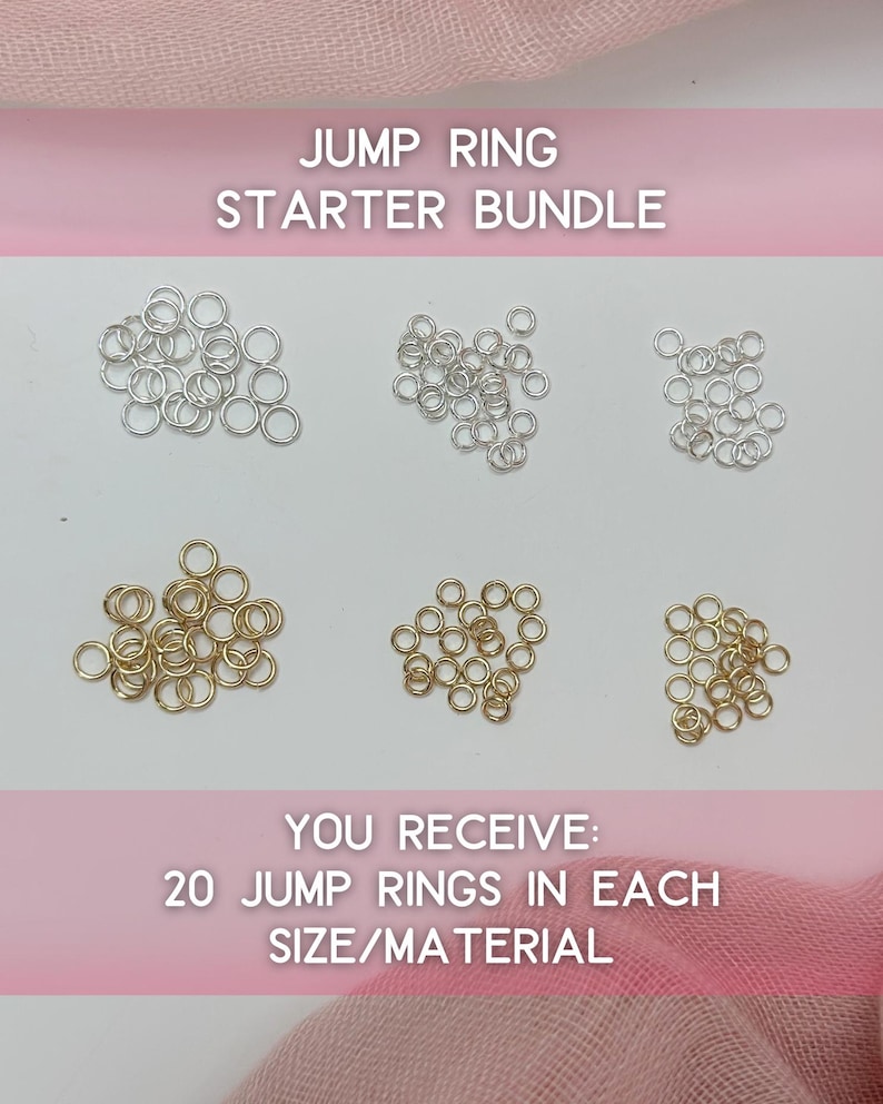Spring Jump Rings Jump Ring Starter Kit: 14k Gold Filled or 925 Sterling Silver - Etsy