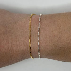 Gold Filled Chain Permanent Jewelry Chain Box Chain Sterling Silver Chain Bulk Chain Wholesale Jewelry Rectangular Box Chain Forever Jewelry
