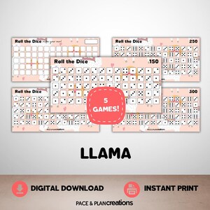 Roll The Dice Savings Challenge Bundle - Digital Download