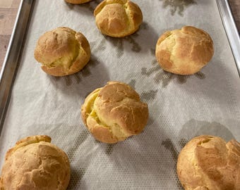 Choux Pastry Recipe: Cream Puffs & Eclairs (Digital Download)