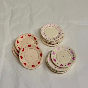 Dollhouse plates, set of 4 | 1:12