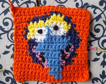 Gonzo Muppet Tapestry schema all'uncinetto PDF