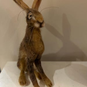 Felted hare handmade