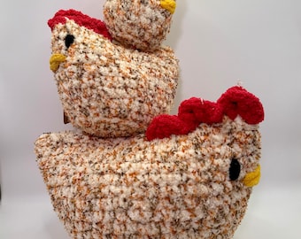 Crochet Chicken Plushie