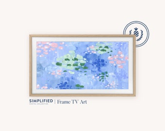 Pastel Abstract Samsung Frame TV Art, Spring and Summer Art