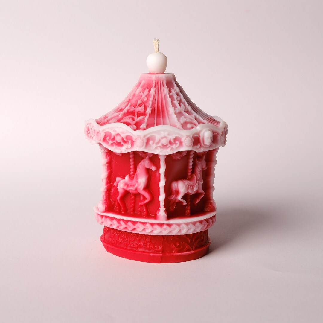 Natural Soy Wax Red Carousel for Valentines Day Gift - Etsy