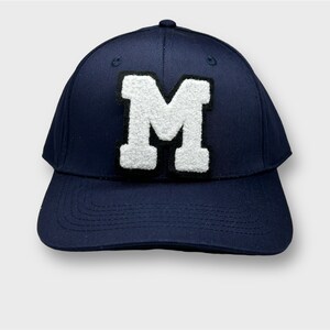 Unisex Cap Buchstabe Personalisiert Chenille Patch Initialien Benutzerdefiniert